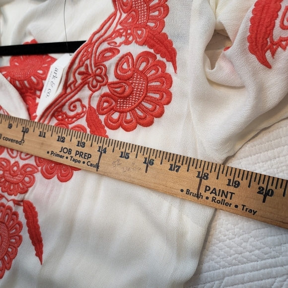 NWT ark & co embroidered flowy dress - Picture 14 of 16